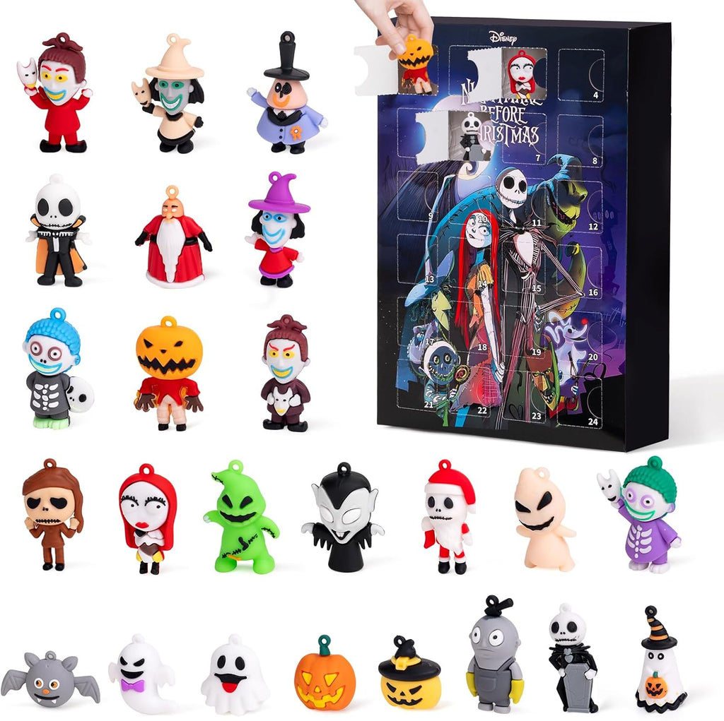 Nightmare Before Christmas Advent Calendar - 24 Collectible Surprises for Kids & Adults | Holiday Countdown