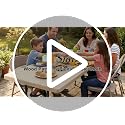 Smiry Waterproof Rectangle Tablecloth, Beige 72" x 30" for 6FT Tables