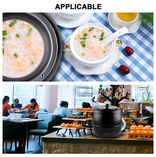 YMJOINMX Food Soup Kettle Warmer with Ladle Countertop Cheese Warmer Catering Soup Warmer Commercial for Buffet Food Warmer Party