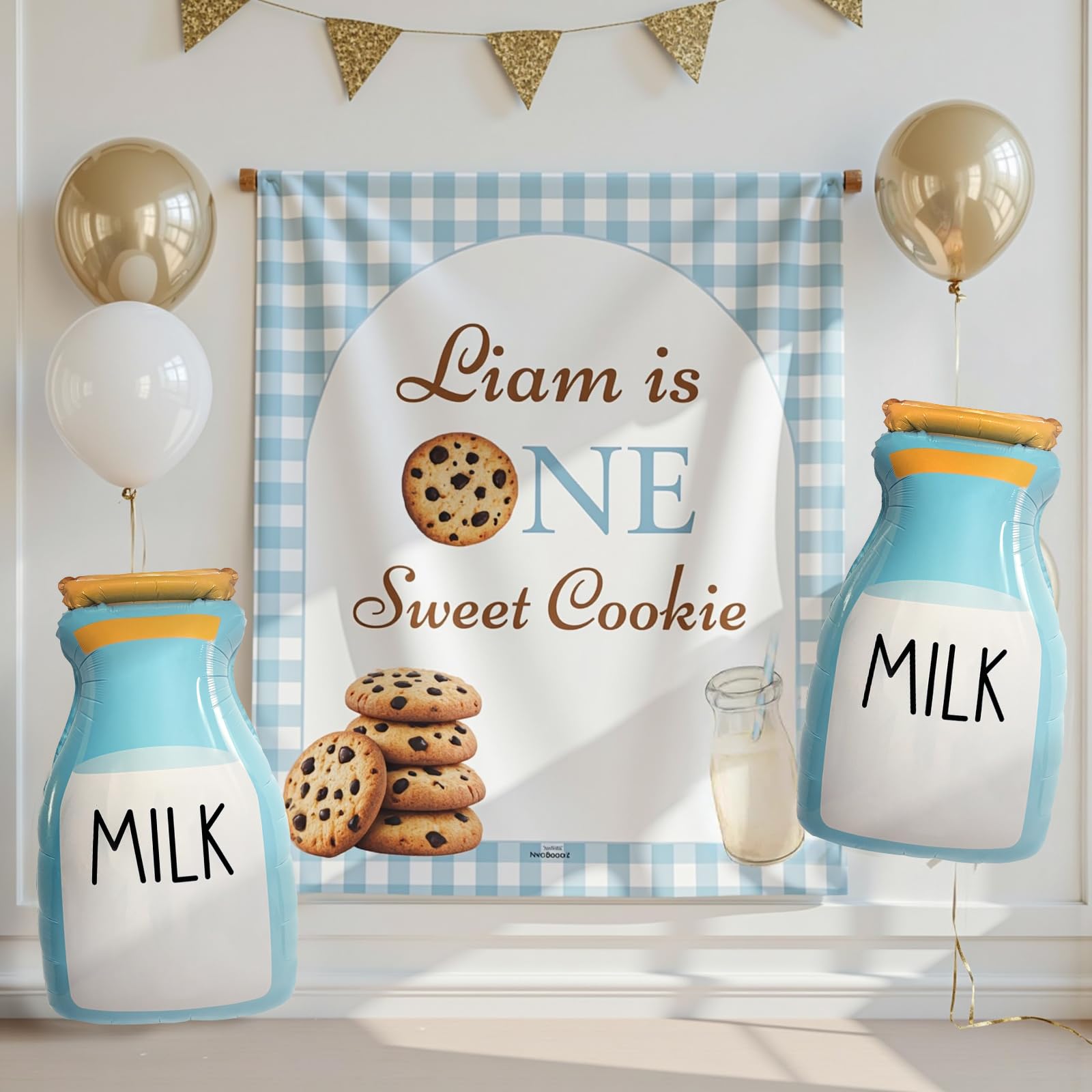 Large Milk Bottle Balloons Baby Bottle Decor for Milk and Cookies Birthday Decorations Baby Milk Theme Party Supplies 3 Pack