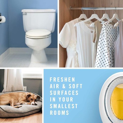 Febreze Small Spaces Air Freshener - Linen & Sky Scent | Pack of 6 for Long-Lasting Freshness