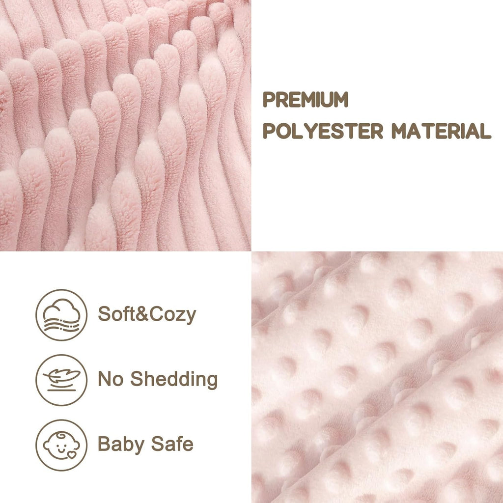 Skiennix Baby Security Blanket - Soft Pig Lovey Toy for Newborns | Pink 15 Inch Snuggle Gift
