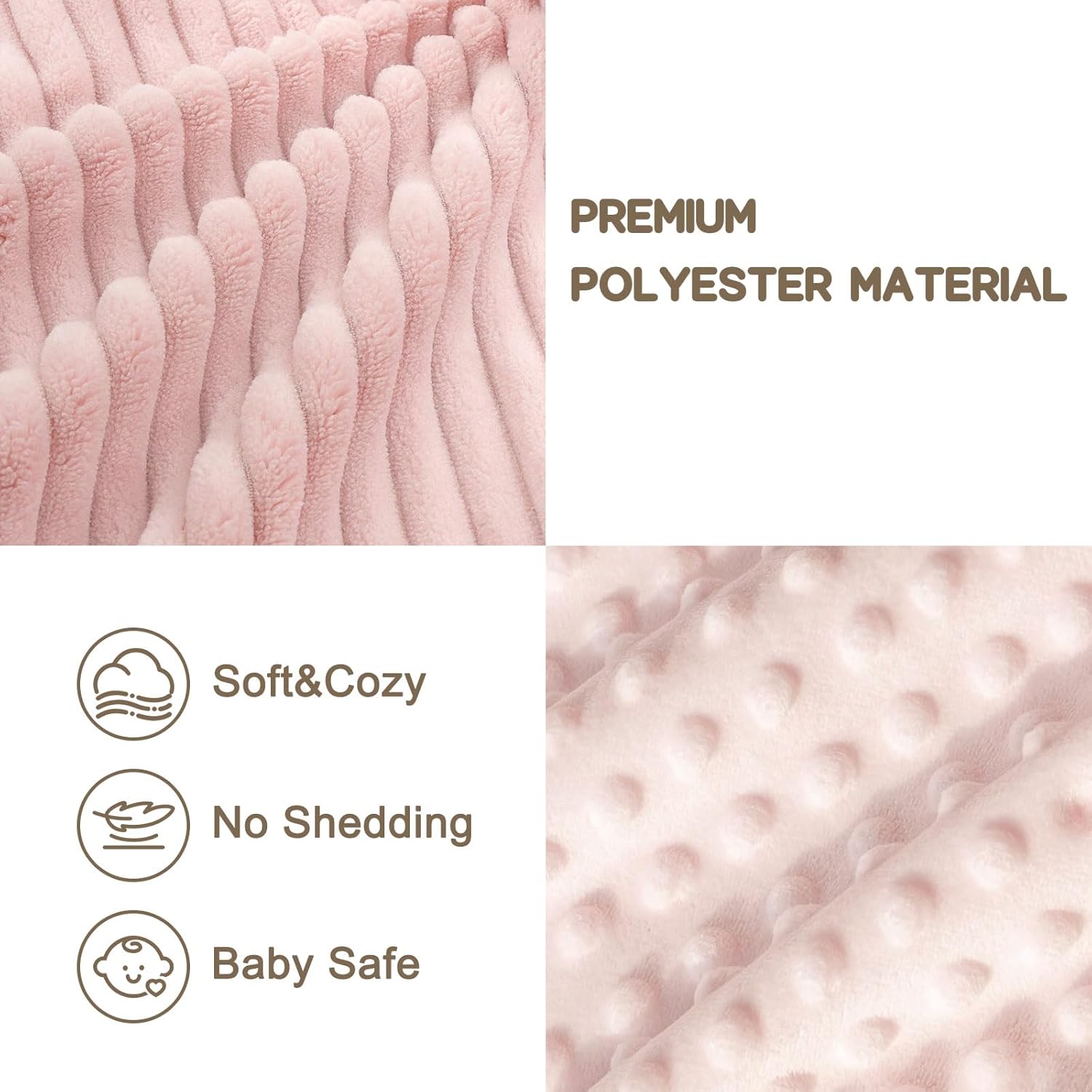 Skiennix Baby Security Blanket - Soft Pig Lovey Toy for Newborns | Pink 15 Inch Snuggle Gift