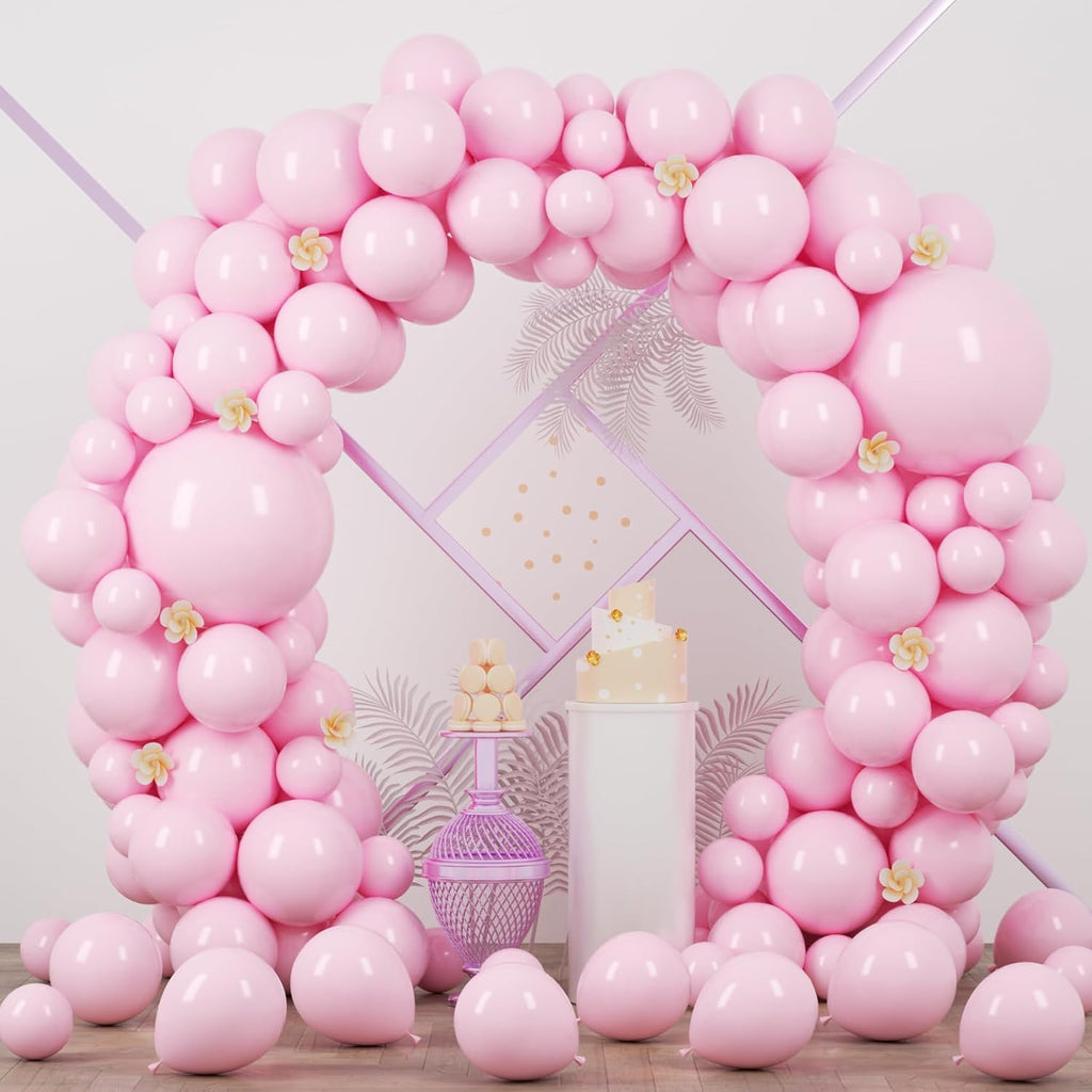 Voircoloria Light Pink Balloon Garland Kit - 90 Pack in Various Sizes for Birthday Parties, Baby Showers & Weddings