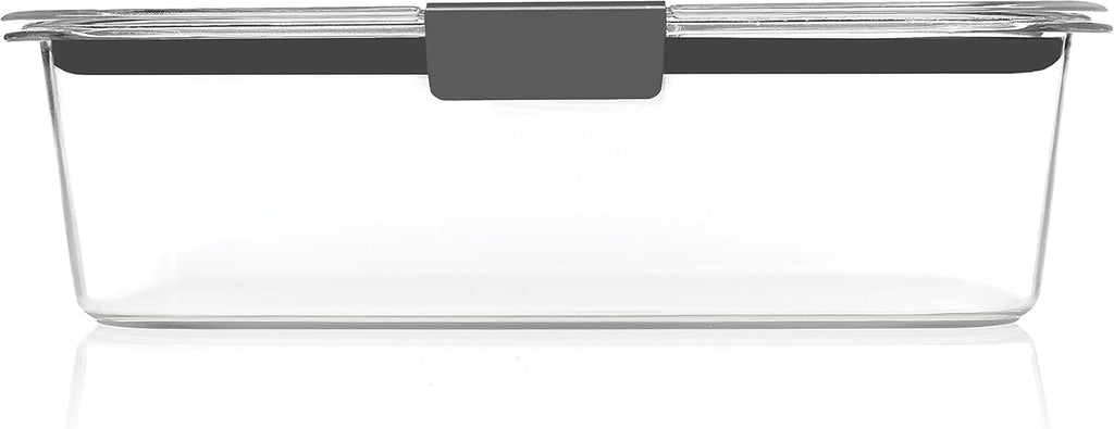 Rubbermaid Brilliance Large Food Storage Container - 9.6 Cup, BPA-Free, Leak-Proof, Clear