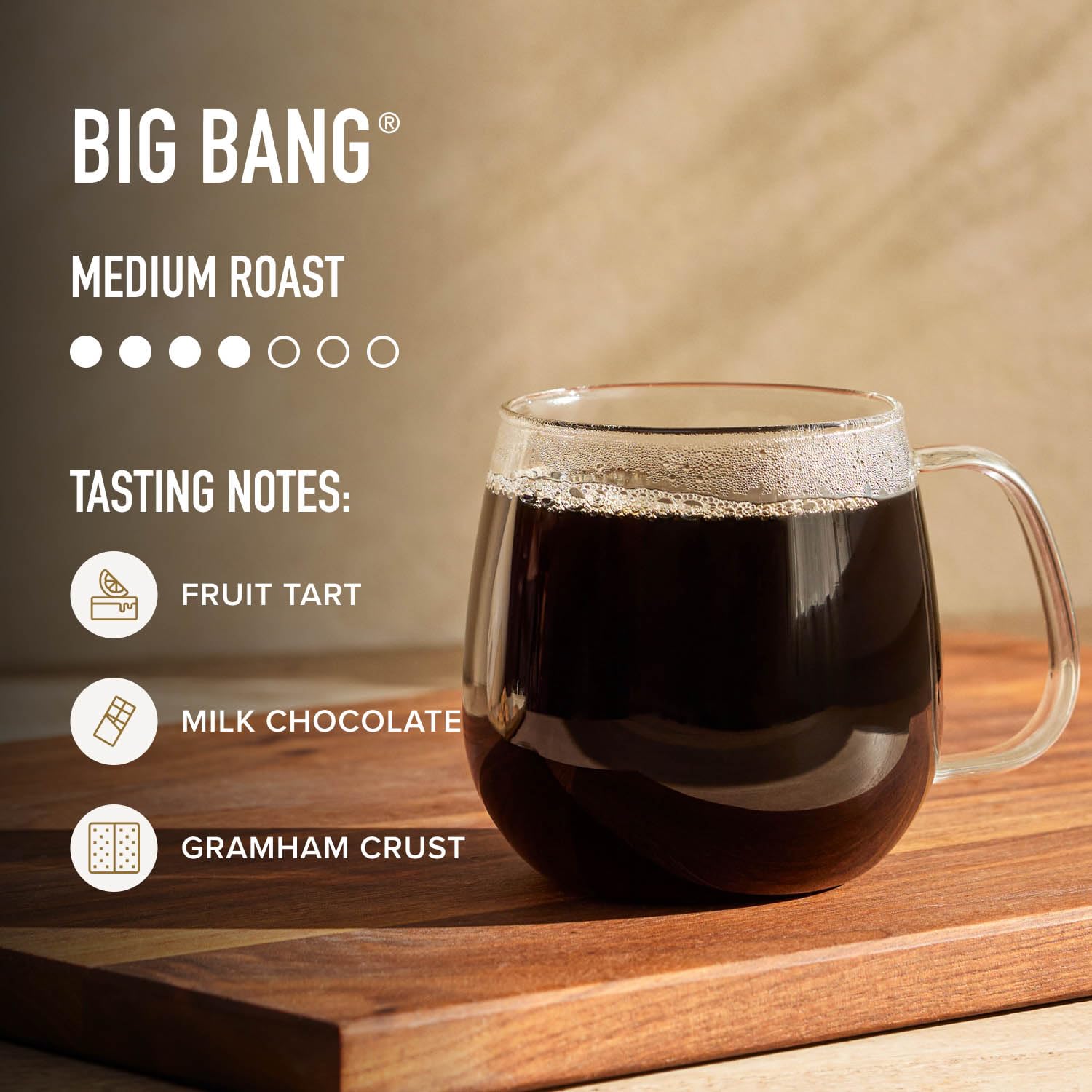Peet's Coffee Medium Roast Single Serve Pods - 100% Arabica Big Bang Flavor, 32 Count
