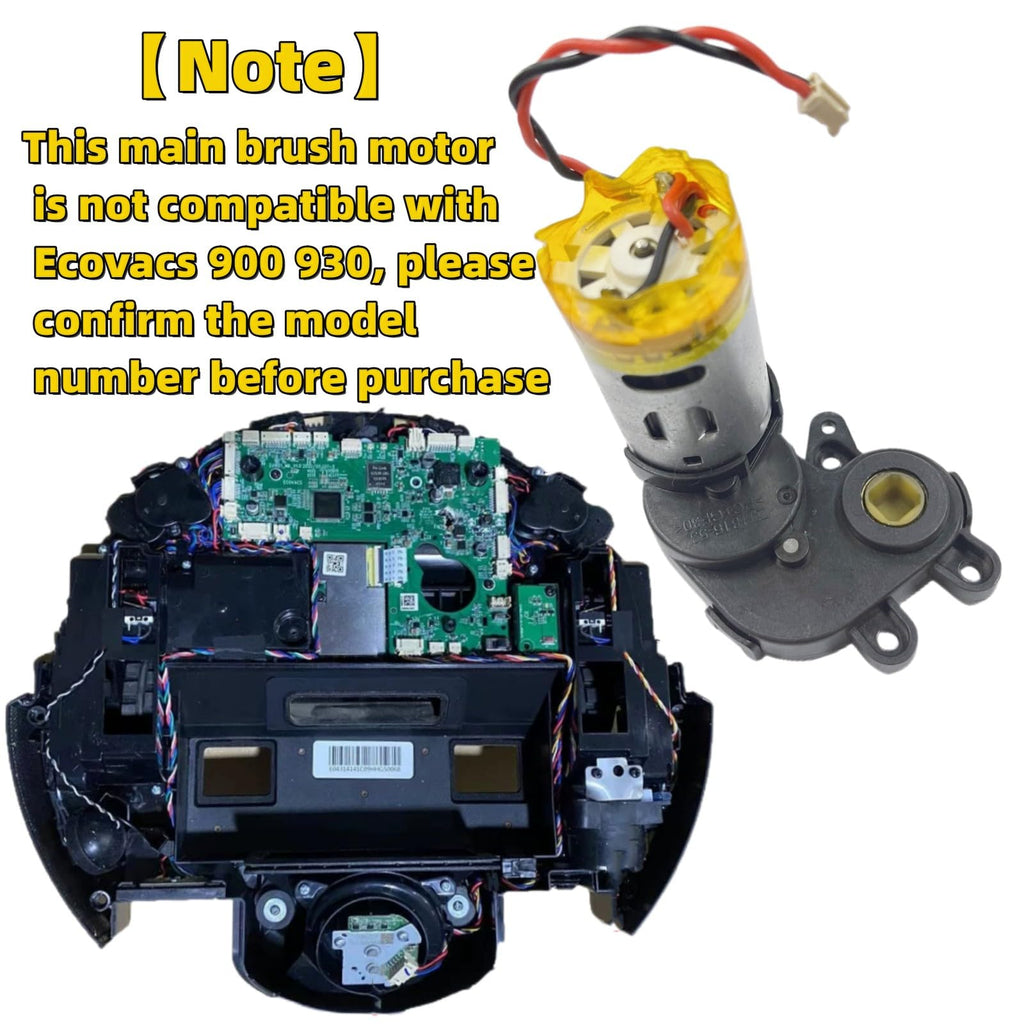Main Brush Motors for Ecovacs DEEBOT OZMO Yeedi T8 T9 T9+/T8 AIVI/T8/N8 Pro/N8 Pro plus/N8/N8+/920/950/T5/N7/X1/T10 DVX34 DX9G Series Robot Vacuums