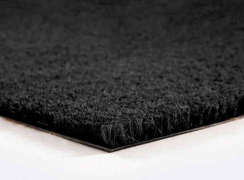 THEODORE MAGNUS Door Mat - Welcome Mat for Front Door with Non-Slip Backing - Durable Coir Doormat - Perfect for Outside Entrance and Entryway Matt - Outdoor/Indoor - Hello - Black - 17" x 30"
