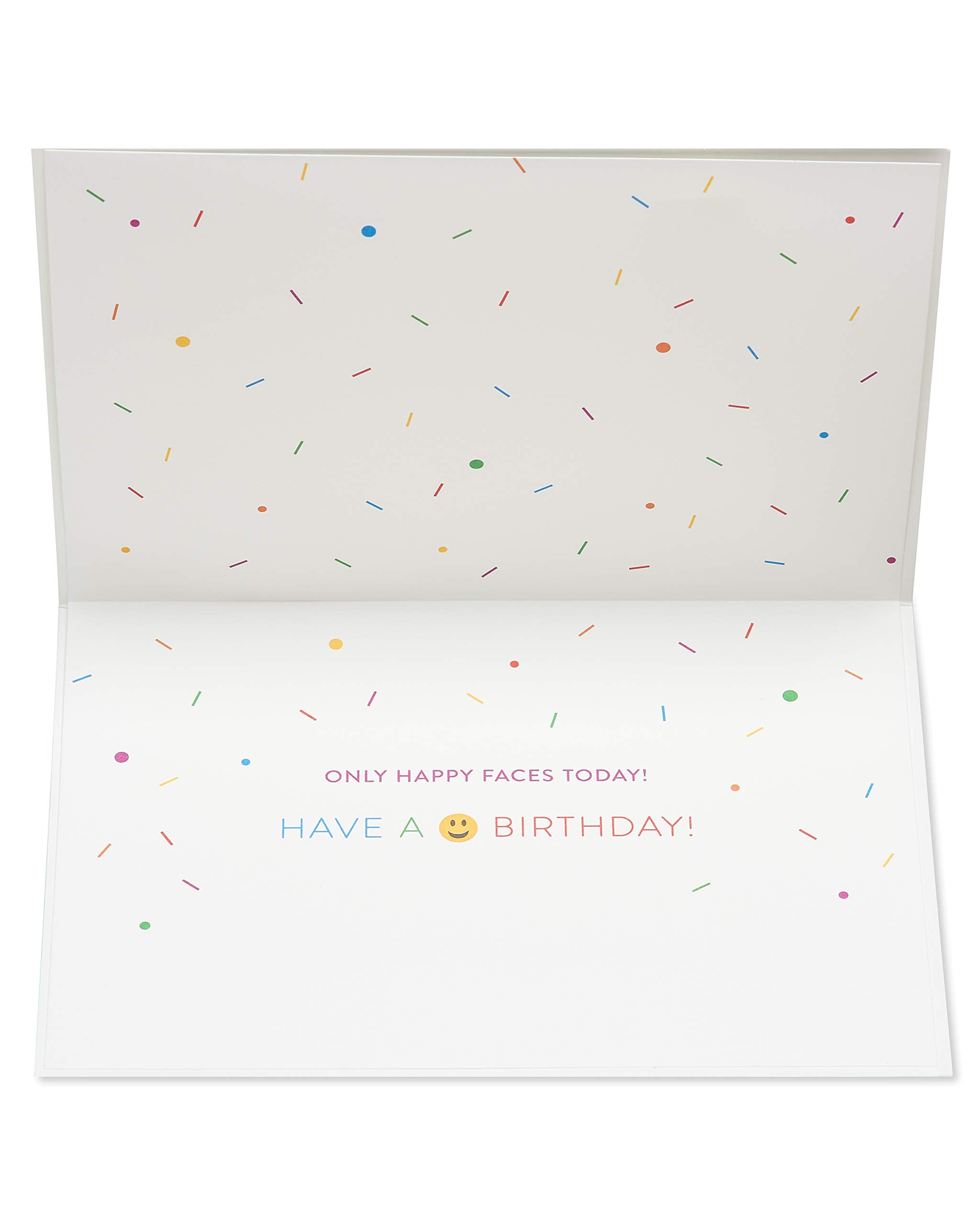 Papyrus Birthday Card for Kids (Only Happy Faces)