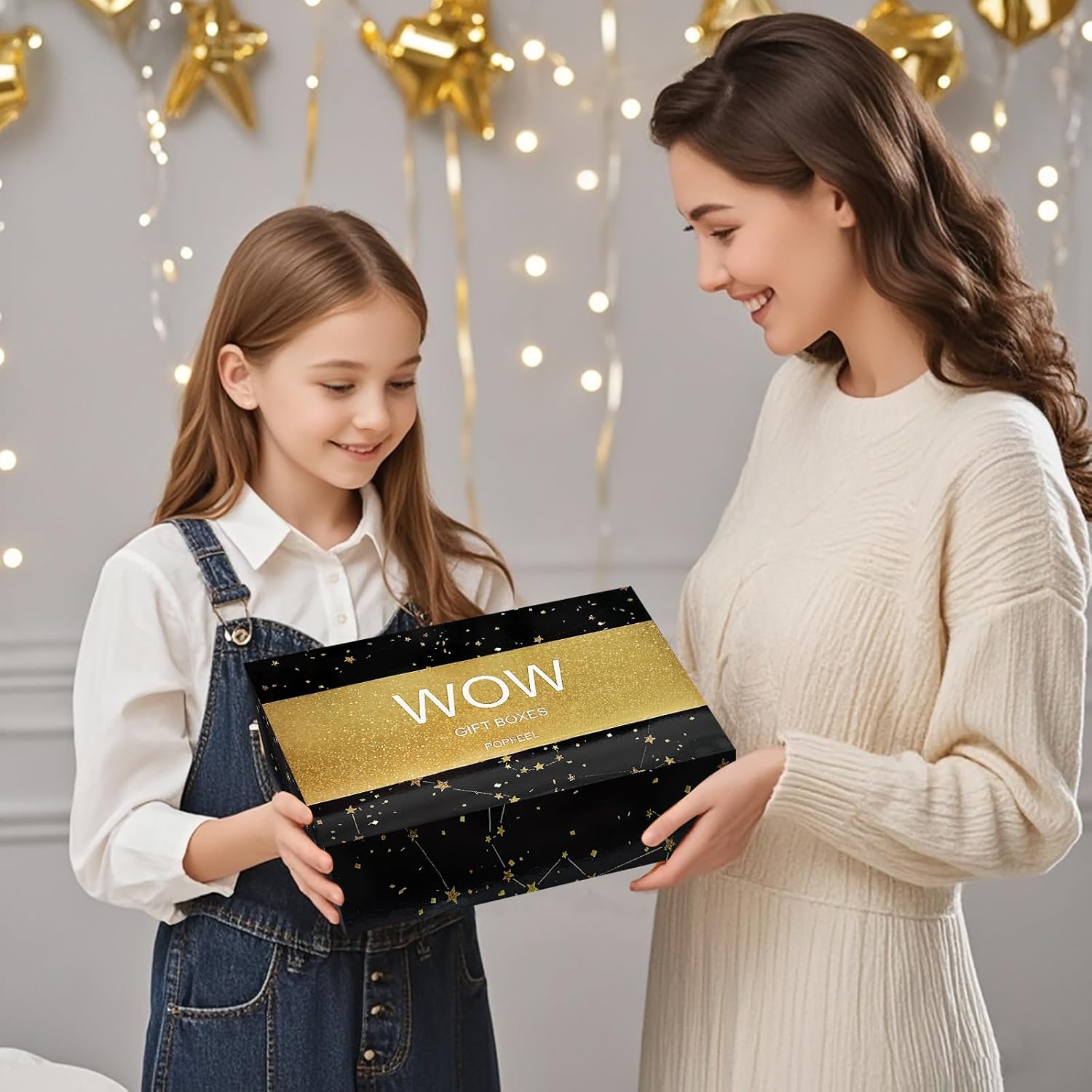Skiennix Makeup Advent Calendar 2025 - 24-Day Countdown Gift Box for Christmas & Birthdays | Black Gold