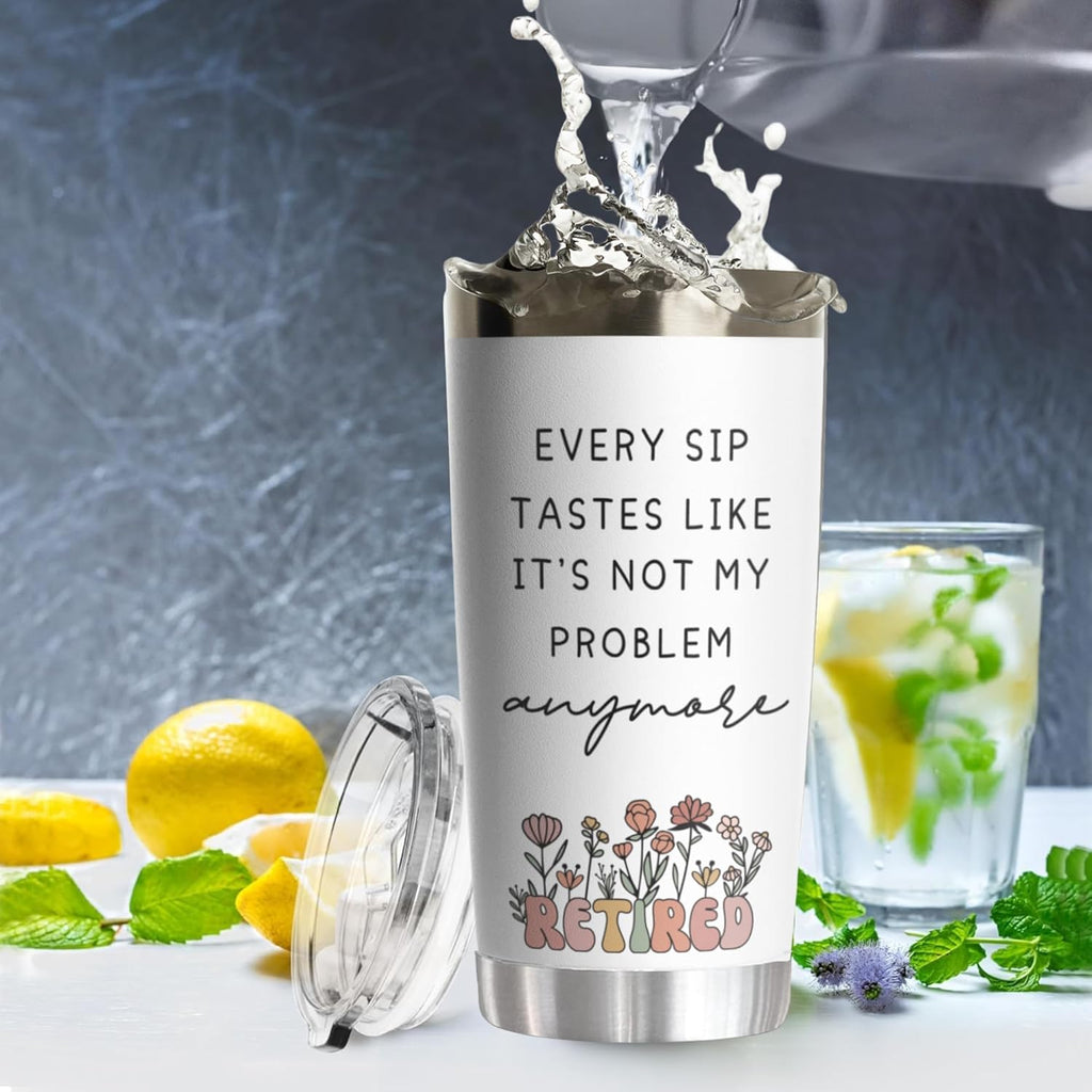 Skiennix 20 Oz Tumbler - Perfect Retirement Gift for Coworkers & Friends | Goodbye & Farewell Design