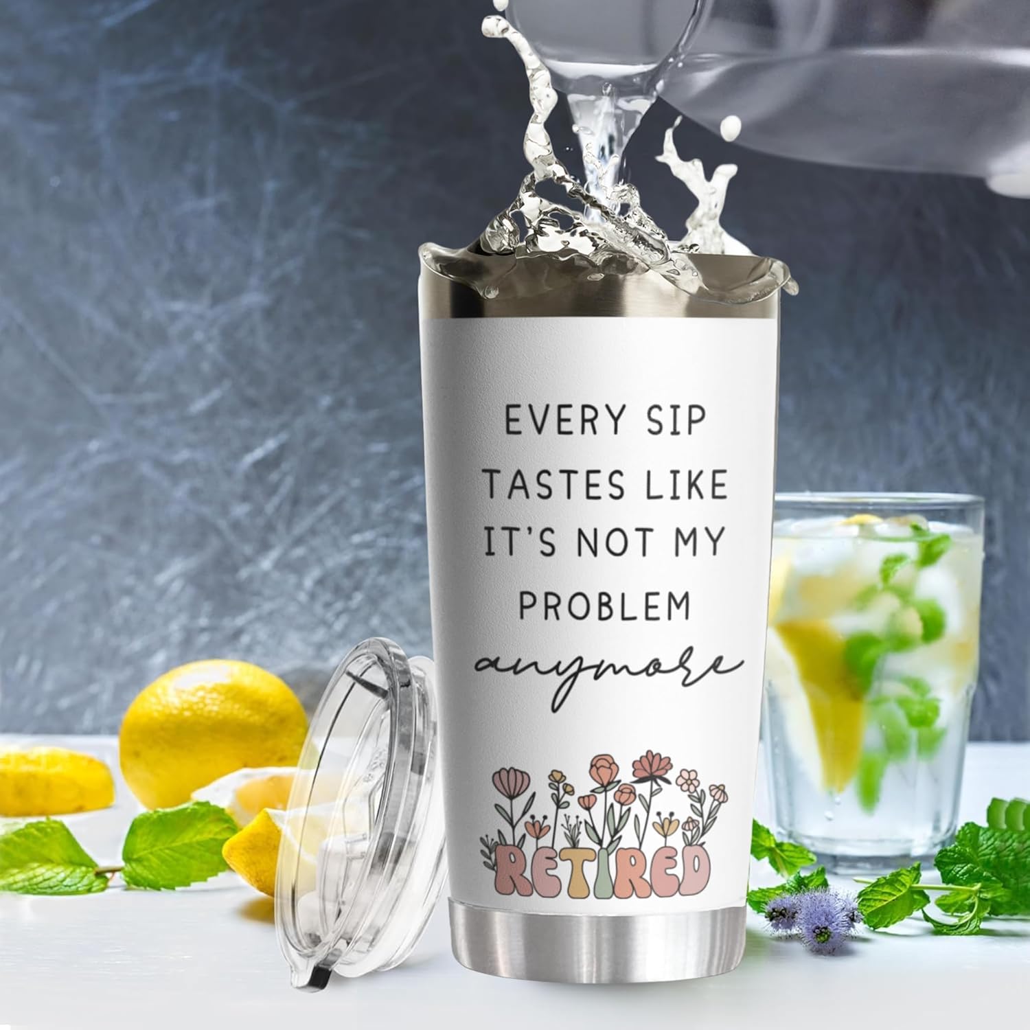Skiennix 20 Oz Tumbler - Perfect Retirement Gift for Coworkers & Friends | Goodbye & Farewell Design