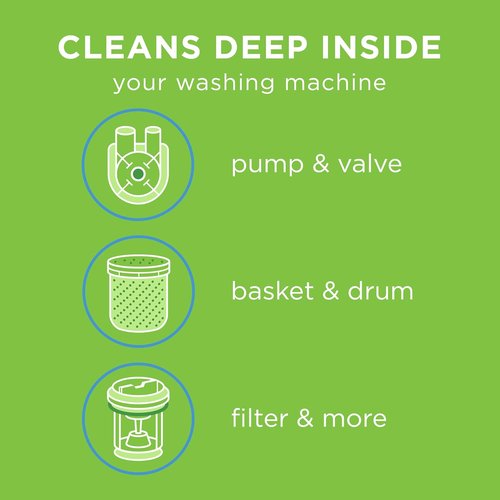Affresh Washing Machine Cleaner - Powerful Tablets for Front Load & Top Load Washers | 3 Count