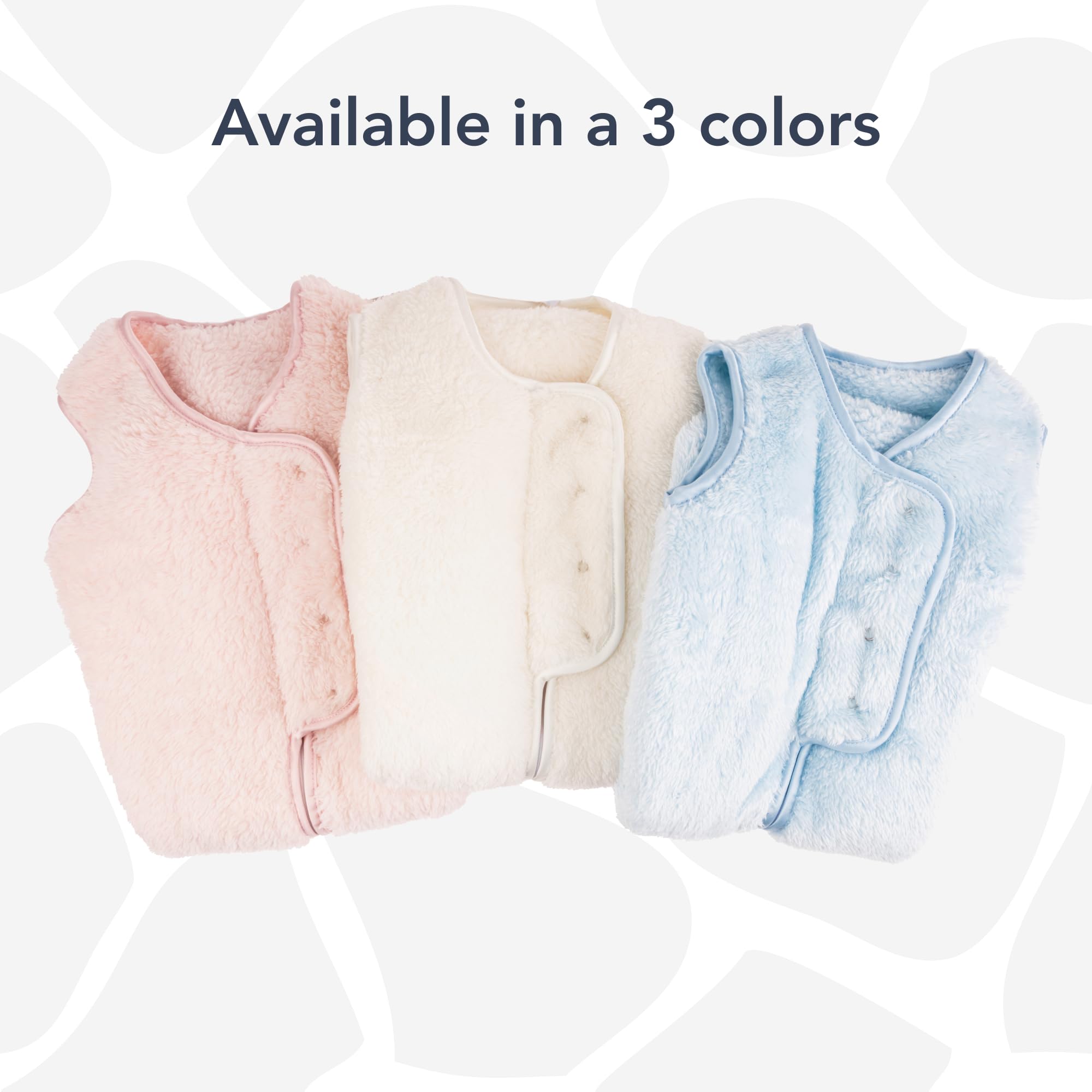 Little Giraffe Chenille Dream Sack, Cream - 1 TOG Sleep Sack 0-6 Months with Double-Zipper Design for Easy Diaper Changes - Ultra-Soft Baby Wearable Blanket with Chin and Zipper Guards