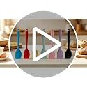 Headaze 7-Piece Silicone Spatula Set - BPA-Free, Heat Resistant