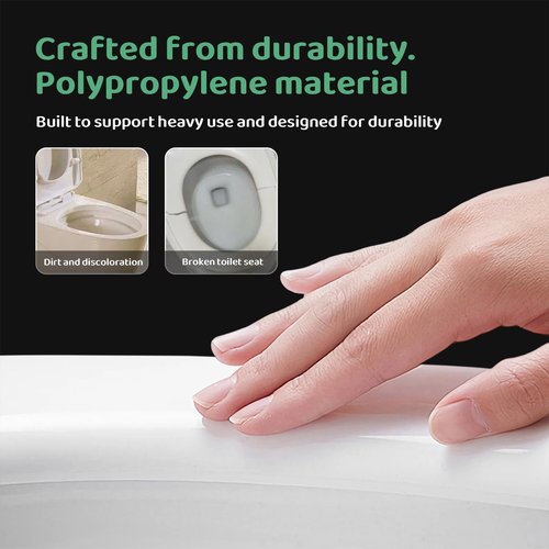 Elongated Toilet Seat for TOTO SS113/SS114/SS154/SS224/SS204/SS214/SS237/SS247, Soft Close Toilet Seat, Traditional Heavy Duty Toilet Seat Replacement Parts with Toilet Bolts and Nuts (Cotton White)