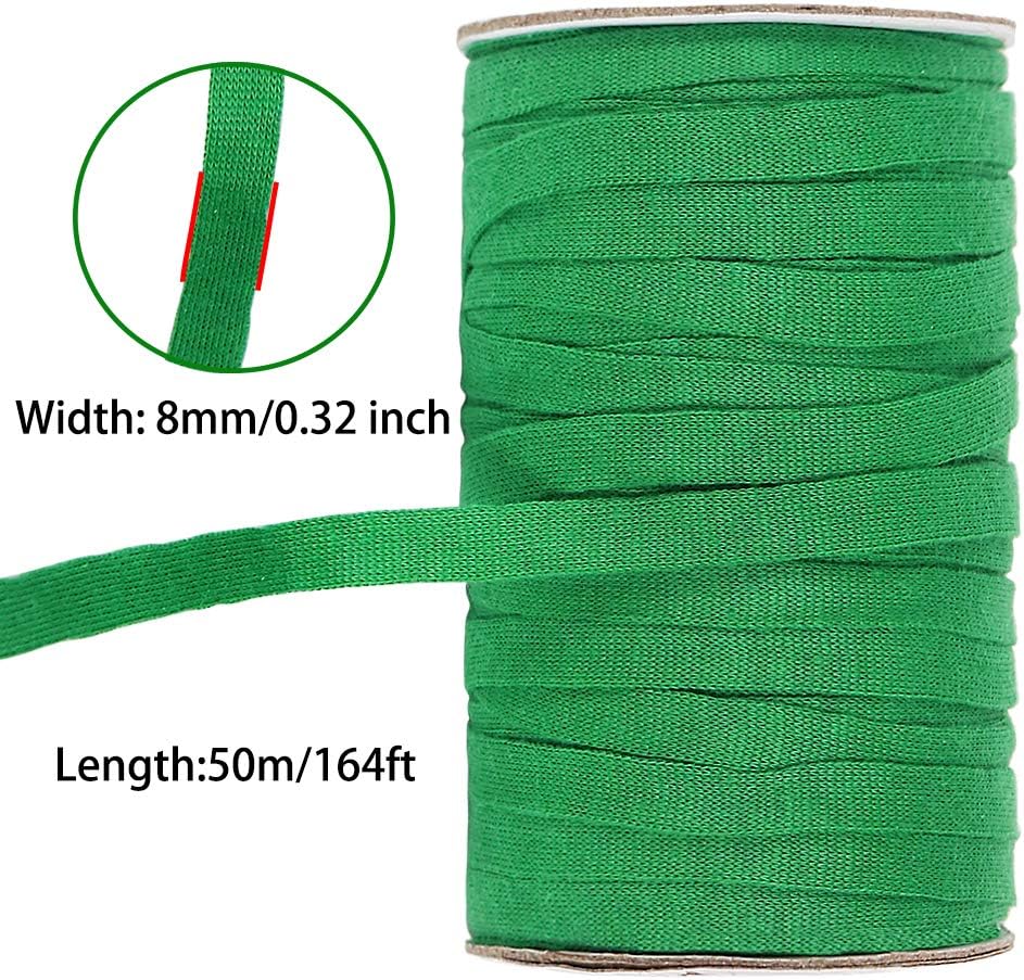 Skiennix Plant Ties - 164 Feet of 8mm Green Garden Twine | Biodegradable Support for Tomatoes, Vines & Roses