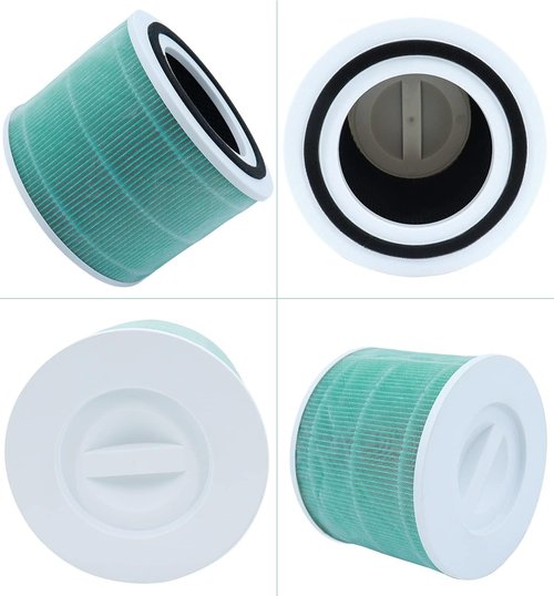 Levoit Air Purifier Filter - High-Efficiency 3-in-1 Activated Carbon Replacement | 2-Pack for Core 300 & 300S