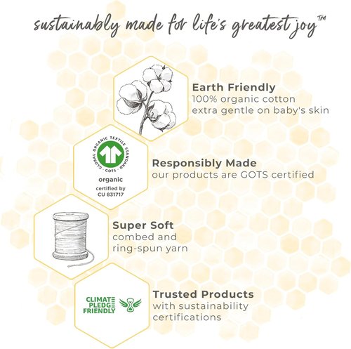 Burt's Bees Baby Organic Cotton Fitted Crib Sheet - Breathable for Standard Crib & Toddler Mattresses