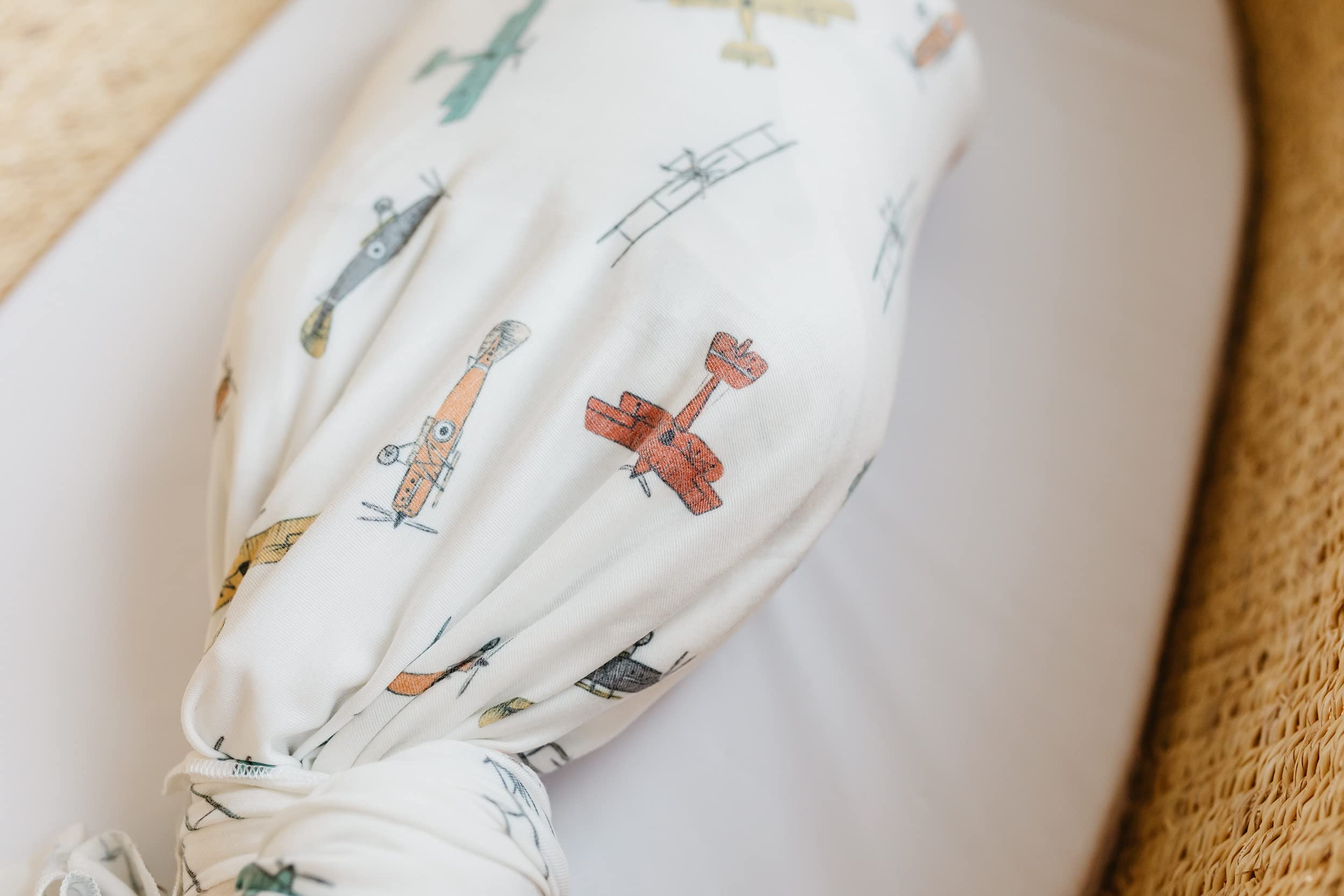 Copper Pearl Swaddle Blankets for Newborns | Soft Stretchy Receiving Blankets for Boys and Girls | Large 46 x 46 Inch Baby Blankets | Lightweight and Breathable Swaddles | Marigold
