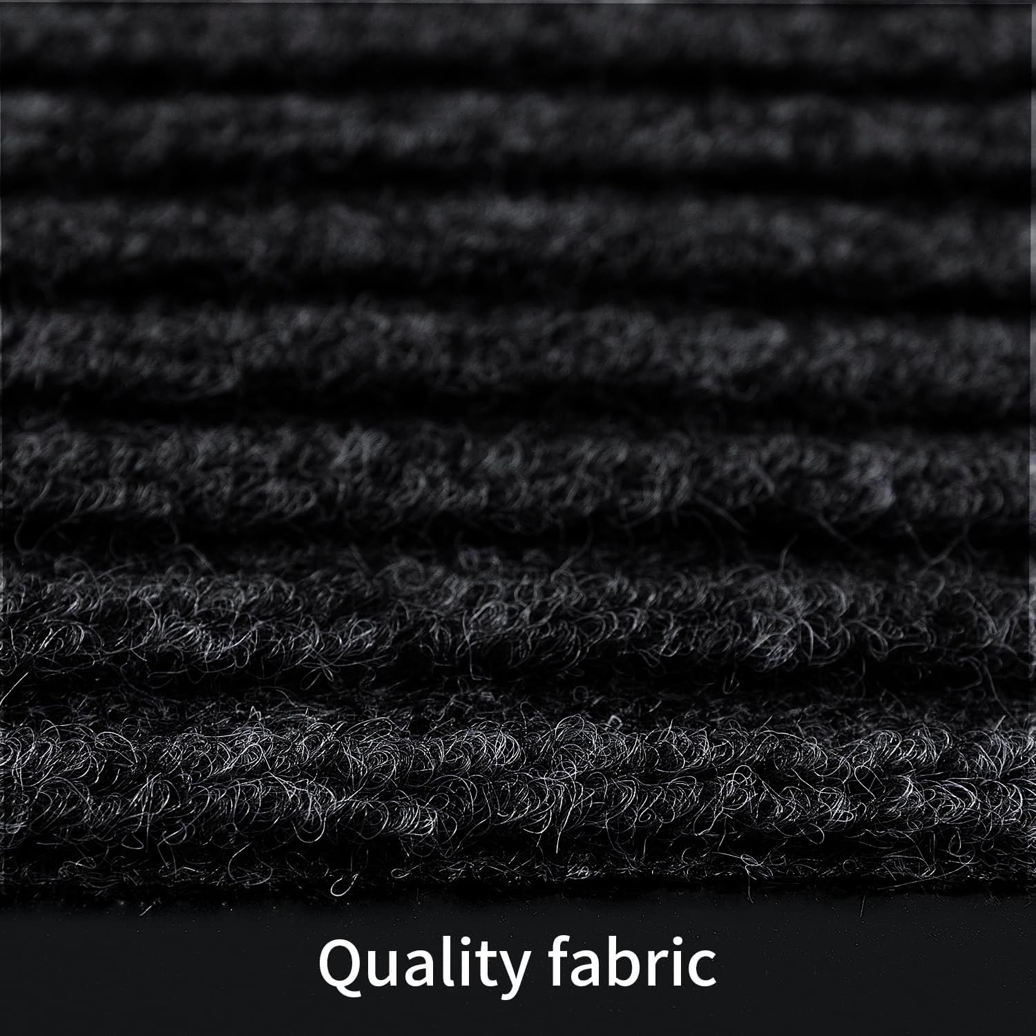 TANYOYO 3' X 10' Commercial Grade Door Floor Mat Brush Step Entrance Mat Vinyl Backed Utility Doormat Heavy Duty Floor Rugs Commercial Outdoor Carpet Indoor Entrance Mat，Black