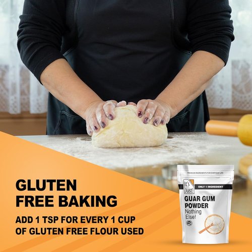 It's Just Guar Gum - Gluten-Free, Non-GMO Plant-Based Thickener for Keto Baking | 8oz