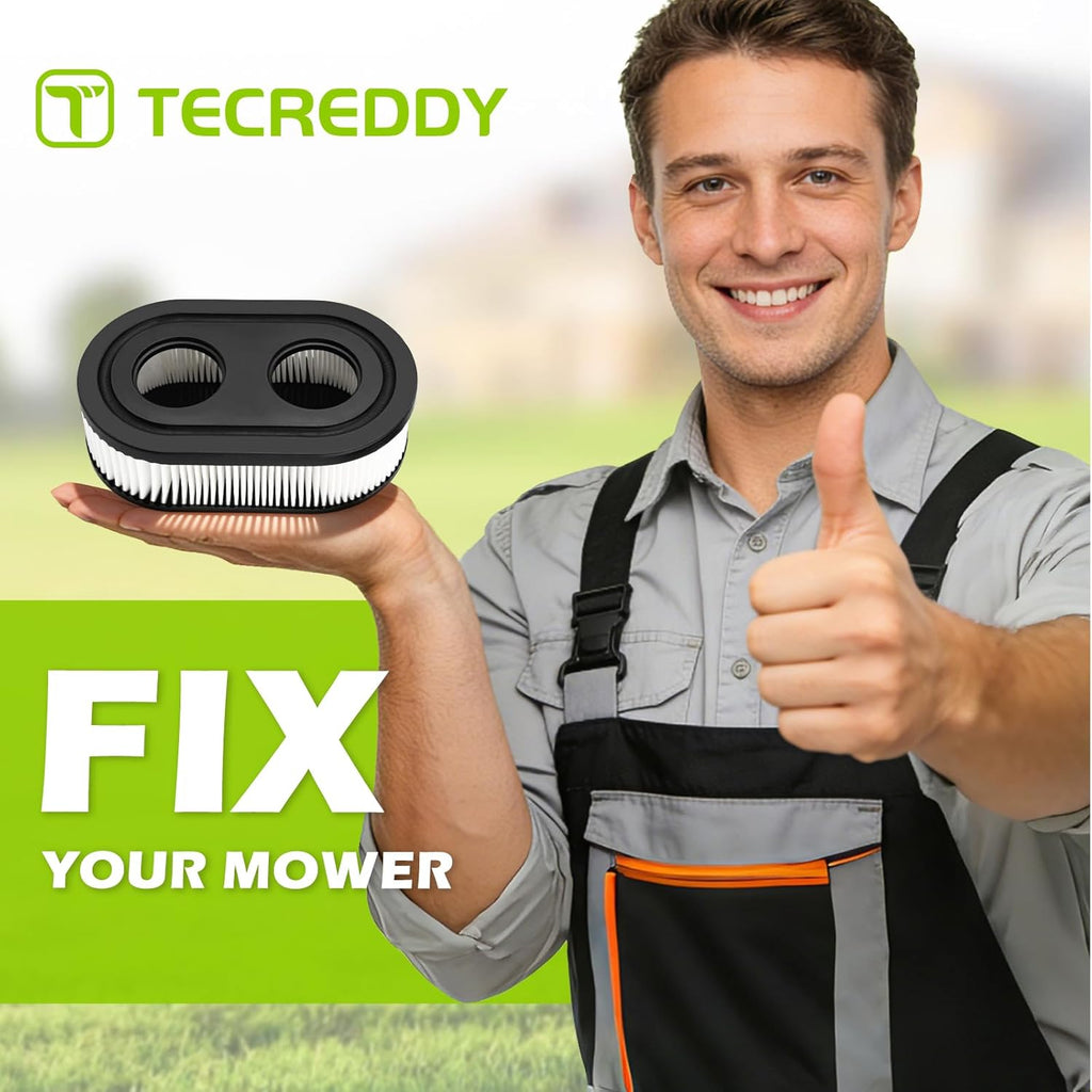 Troy-Bilt Air Filter Spark Plug - Compatible with TB110, TB115, TB200, TB230, TB330, TB370 Mowers