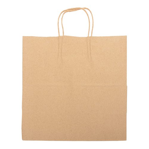 AmerCareRoyal Kraft Paper Bags with Twisted Handles, 13" x 7" x 13", Case of 250
