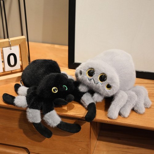 XItbyja Cute Spider Plush Toy- Adorable 11'' Spider Stuffed Animal for Kids and Girls Boys,Stuffed Spiders Soft Plushies Pillow Doll Birthday Gift-Green