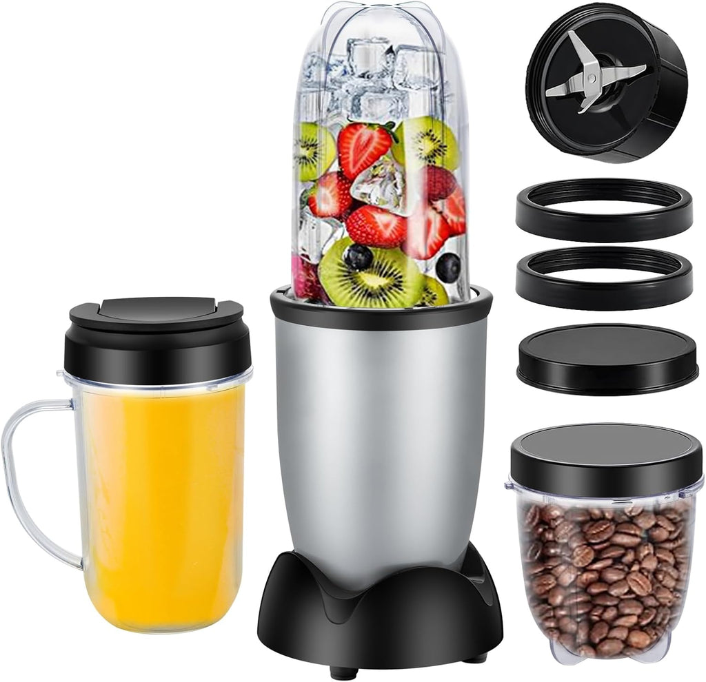 Panana Portable Personal Drink Mixer Blender - 18 Oz for Smoothies, Shakes & Food Prep | Includes Blending Blade & Extra Cups