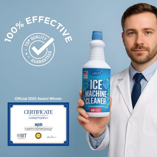 Ice Machine Cleaner and Descaler 32oz 2-Pack | Ice Maker Cleaner for All Brands; Opal, Scotsman, Manitowoc, Affresh, Active, etc. Countertop Icemaker Cleaners Solution | Icemaker Cleaners and Descaler