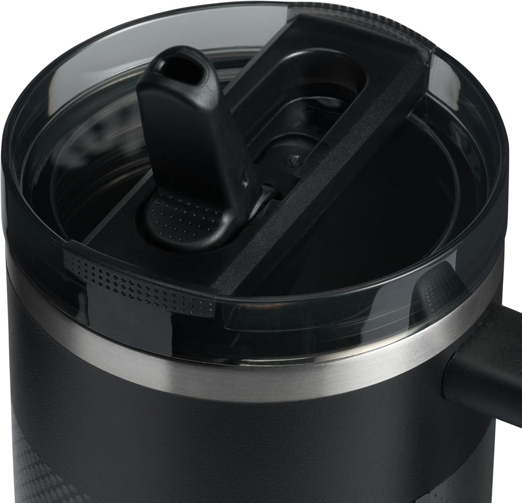 STANLEY Quencher ProTour 40 oz Tumbler - Leakproof Lid, Built-In Straw & Handle | Insulated, BPA-Free | Black Fade
