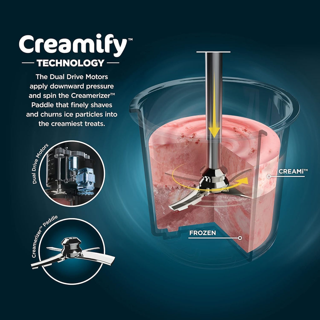 Ninja NC301 CREAMi - Versatile Ice Cream & Gelato Maker with 7 One-Touch Programs - Lavender
