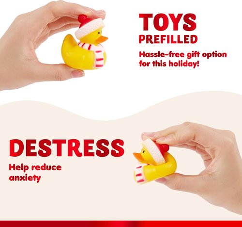 JOYIN Christmas Advent Calendar - 24 Days of Fun Rubber Duck Bath Toys for Kids | Perfect Holiday Gift