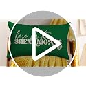 GAGEC St. Patrick's Day Pillow Cover 12x20 Inch Green Decor