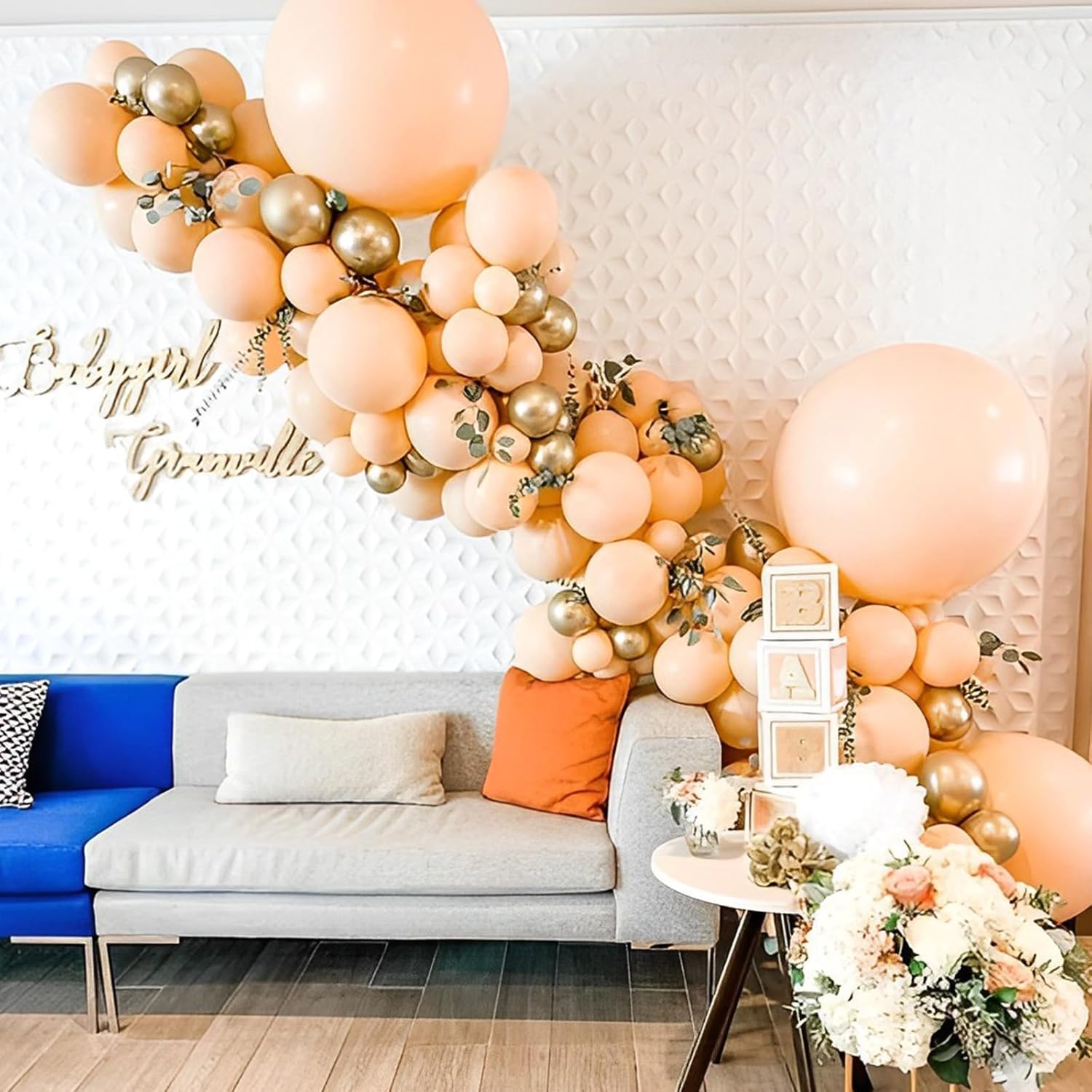 Voircoloria Blush Balloons - 66-Pack 12-Inch Nude Latex Balloons for Weddings, Graduations & Parties