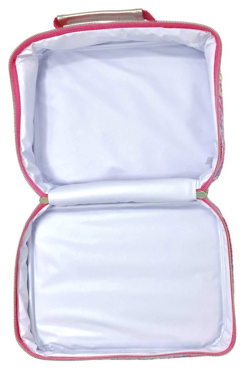 Lilly Pulitzer Insulated Lunch Box for Women, Cute Lunch Cooler Bag with Adjustable/Removable Shoulder Strap, Viva La Lilly