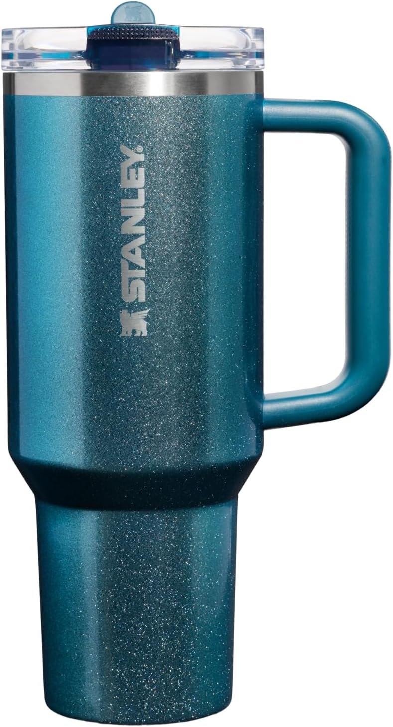 STANLEY Quencher ProTour 40 oz Tumbler - Leakproof Lid, Built-in Straw & Handle | BPA-Free Ponderosa Shimmer