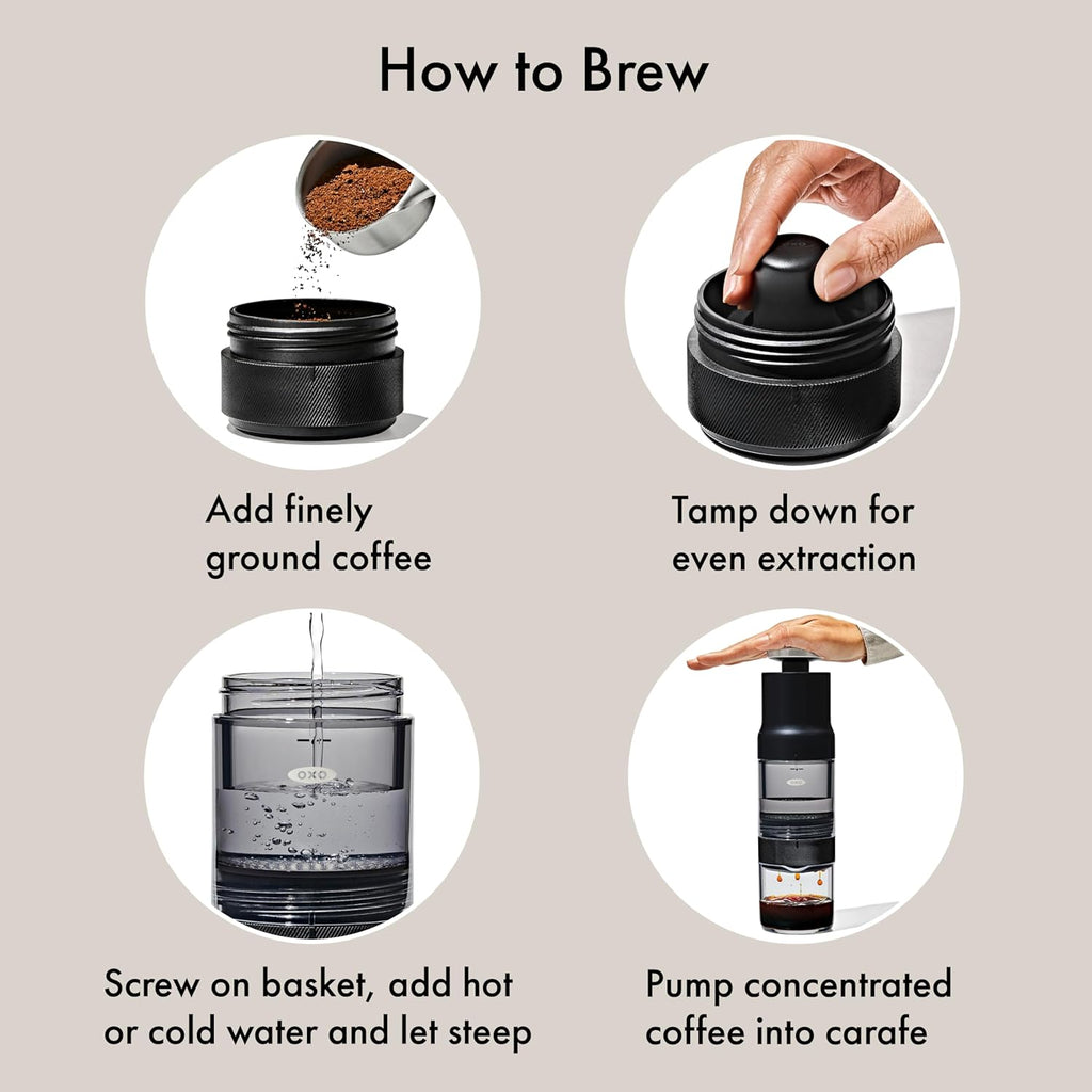 OXO Brew Rapid Brewer - Fast Coffee Maker with Sleek Design | Perfect for Home or Office