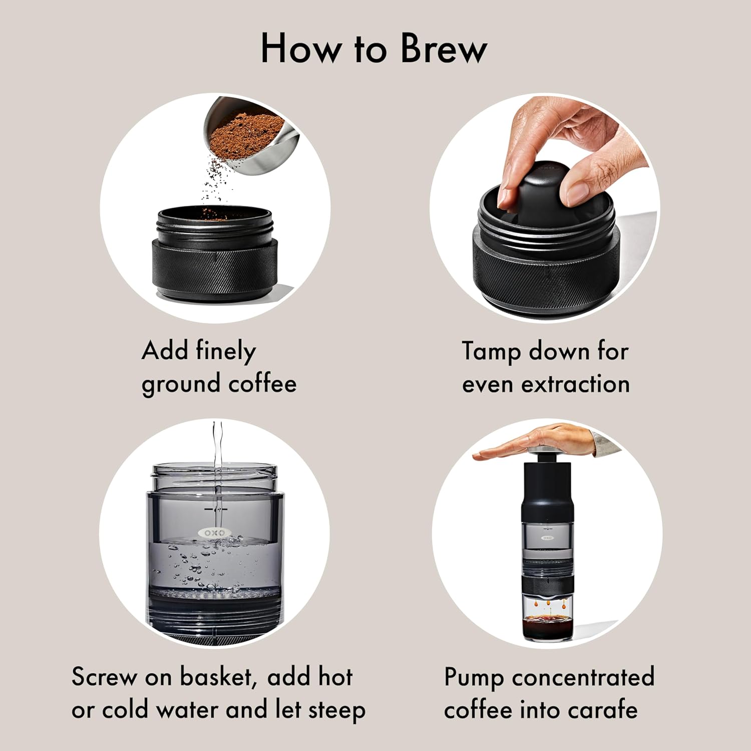 OXO Brew Rapid Brewer - Fast Coffee Maker with Sleek Design | Perfect for Home or Office