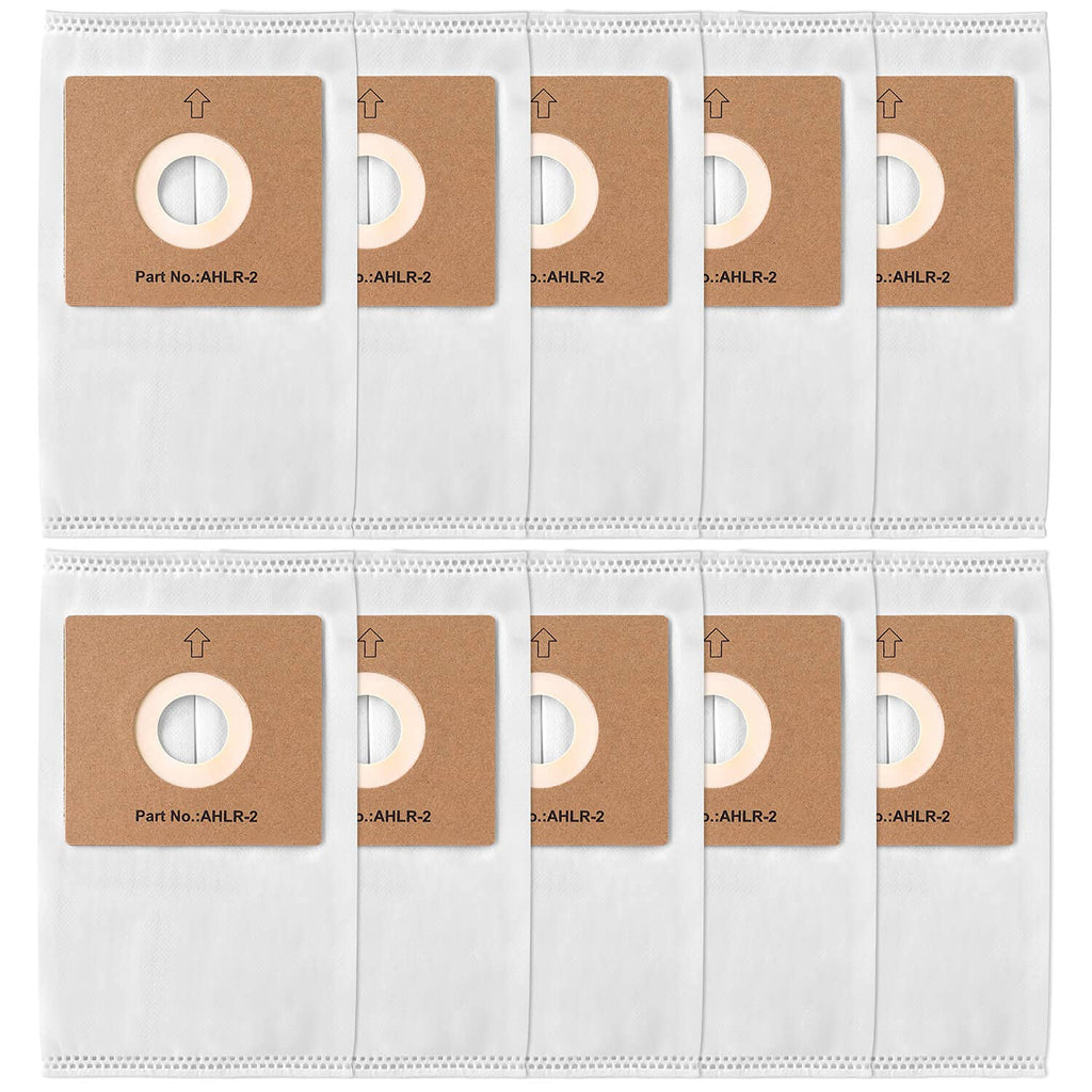 Gudotra 10 Pack Replacement AHLR-2 HEPA Filter Bags for Atrix AHSC-1 Lil' Red Vacuum Cleaner 2-Quart White