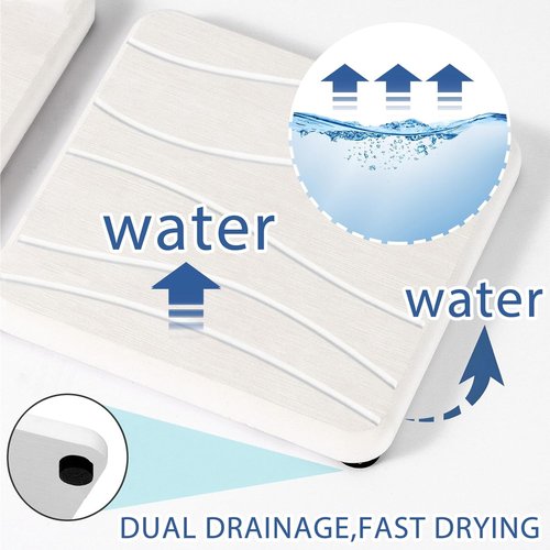 Diatomite Coasters | 3PCS Water Absorbing Stone Tray - Fast Drying Soap Dish for Kitchen & Bathroom