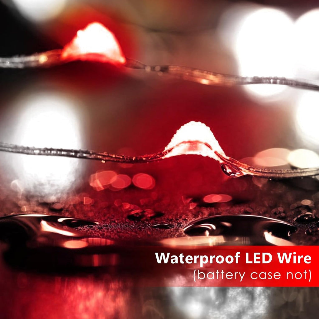 Skiennix 50 LED Fairy Lights - Waterproof 16FT Battery Operated String Lights with Timer | Perfect for Indoor & Outdoor Decor, Christmas & Parties