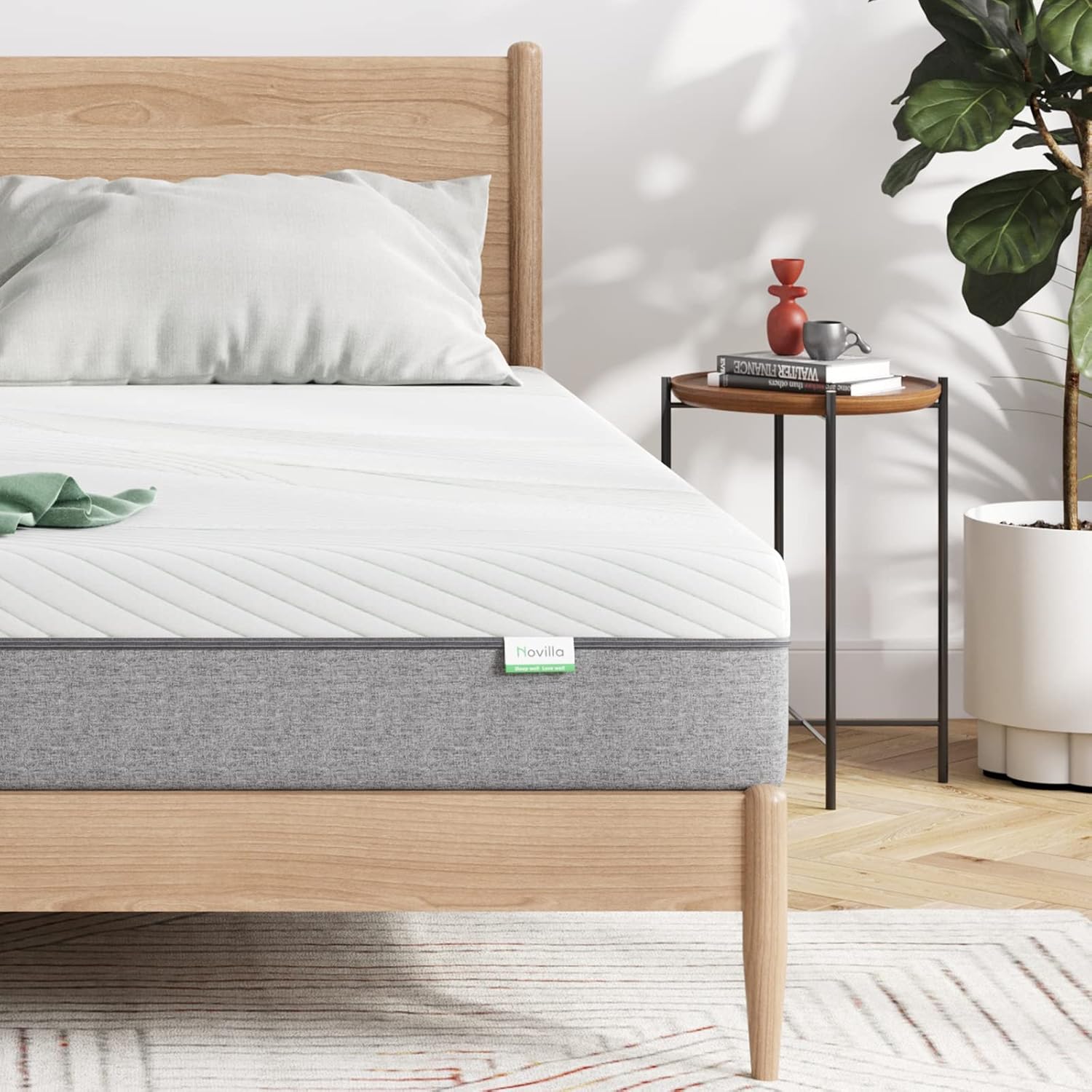 Novilla California King Mattress - 10-Inch Gel Memory Foam for Pressure Relief | CertiPUR-US Certified