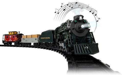 Lionel Pennsylvania Flyer Battery-Powered Train Set - Bluetooth Control, Water Vapor Smoke & Lights | 2-Rail Track for Kids 4+