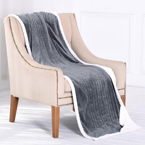 Comfytemp Wearable Heated Blanket- 70" x 23" Electric Shawl Throw Wrap for Women, Warm for Mom Wife, 3 Heat Settings & 4H Auto Off, Over-Heat Protection, Machine Washable Soft Flannel