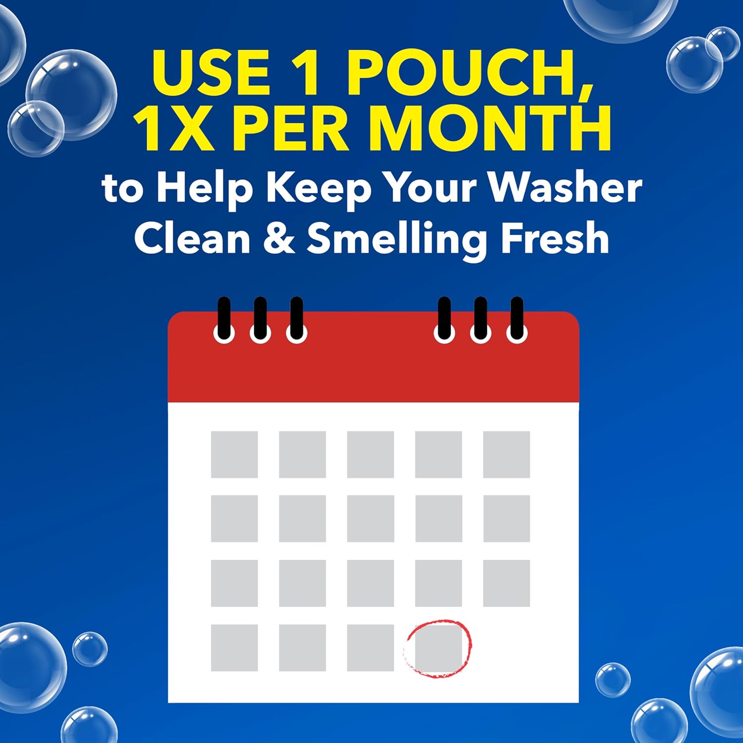 OxiClean Washing Machine Cleaner - Odor Blasters for Freshness | 4 Count Pack