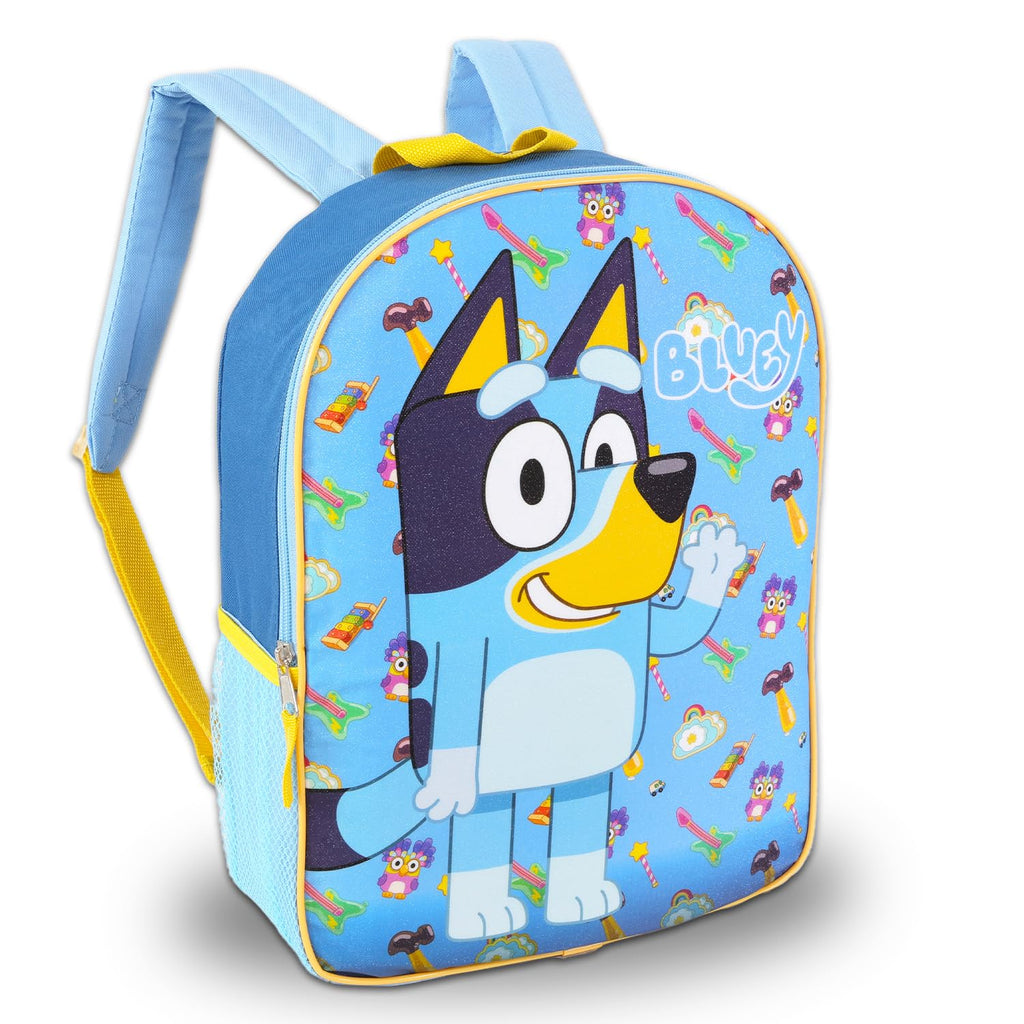 Bluey Backpack for School Bundle w/ 15" Bookbag for Boys Girls + More