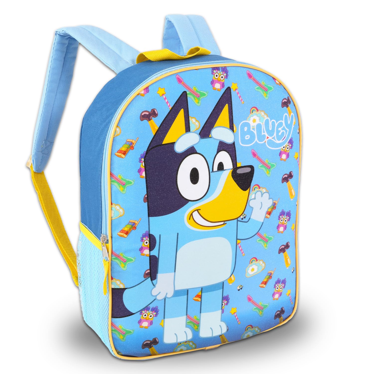 Bluey Backpack for School Bundle w/ 15" Bookbag for Boys Girls + More