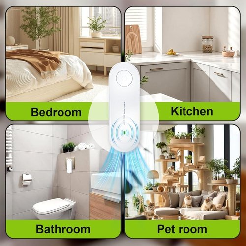 2PCS Magair Air Purifie, Magair Air Purifier Plug In With Replacement Filter, Suitable For Bedrooms, Toilets, Closets, Pet Room (White)